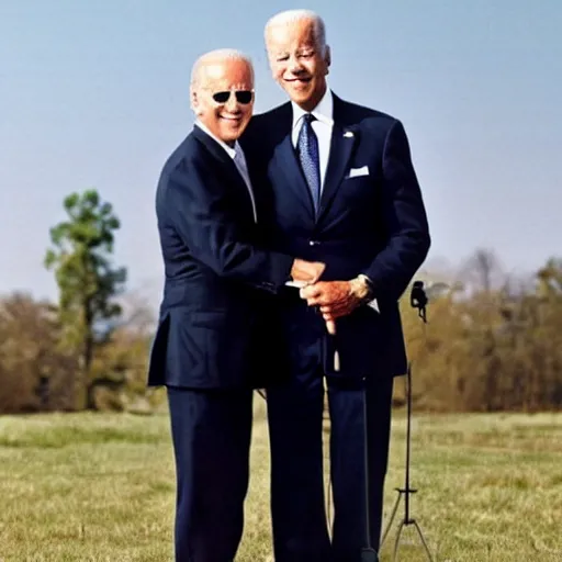 Image similar to joe biden with johnny cash