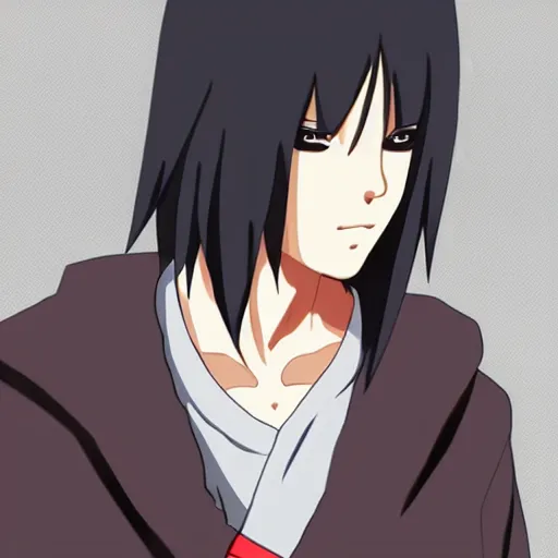 Image similar to Itachi portrait, dynamic lighting, stunning visuals, photorealism, realism, hyper realistic, 8k