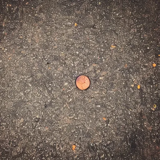 Image similar to someone trying to pick up a penny glued to the ground