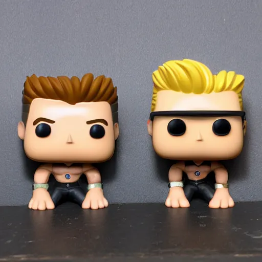 Prompt: Johnny Bravo Funko