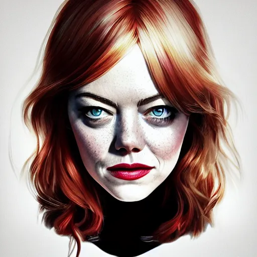 Image similar to the maniac 2 promotion poster, portrait of emma stone, trending on artstation, artgerm, hyper detailed, cinematic