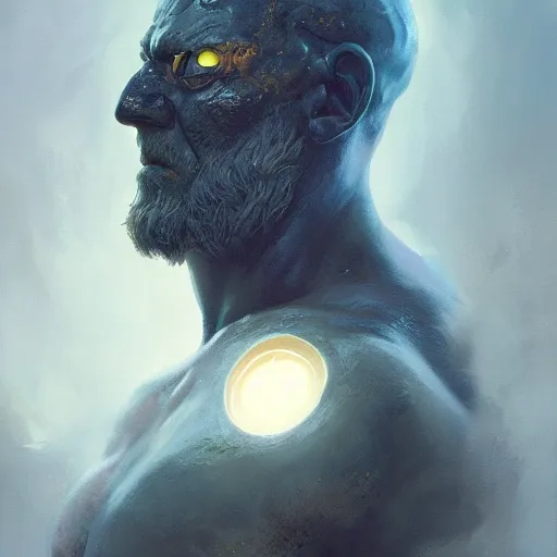 Image similar to portait of zeus, glowing eyes, marvel comics, intricate, highly detailed, smooth, artstation, digital illustration by ruan jia and mandy jurgens and artgerm and wayne barlowe and greg rutkowski and zdislav beksinski