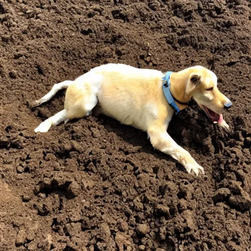 Image similar to Cherdleys eating a pile of dirt