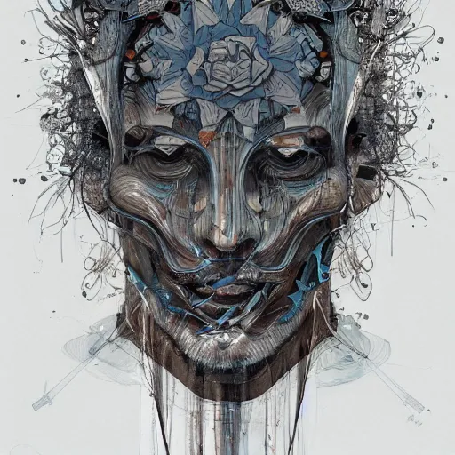 Image similar to god king 3 7, an ultrafine detailed painting by james jean, behance contest winner, vanitas, angular, altermodern