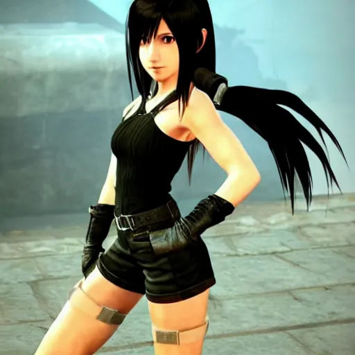 Image similar to Tifa Lockhart from Final Fantasy VII Remake (2020)