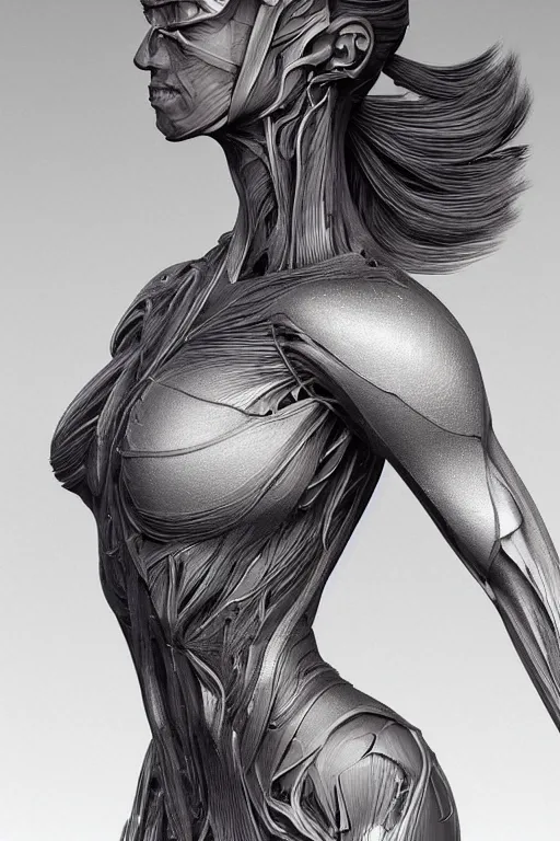 Image similar to biomedical design of an attractive serene android, natural background out of focus, cinematic lighting, intricate, elegant, super highly detailed, art station, concept art, smooth, sharp focus, no blur, no dof, extreme illustration, Photorealism, HD quality, 8k resolution, cinema 4d, 3D, beautiful, delicate, art by artgerm and greg rutkowski and alphonse mucha and loish and WLOP