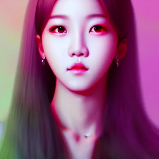 Image similar to jisoo of blackpink, hyperrealistic portrait, angelic, fantasy art, photo realistic, dynamic lighting, artstation, poster, volumetric lighting, very detailed face, 8 k, award winning