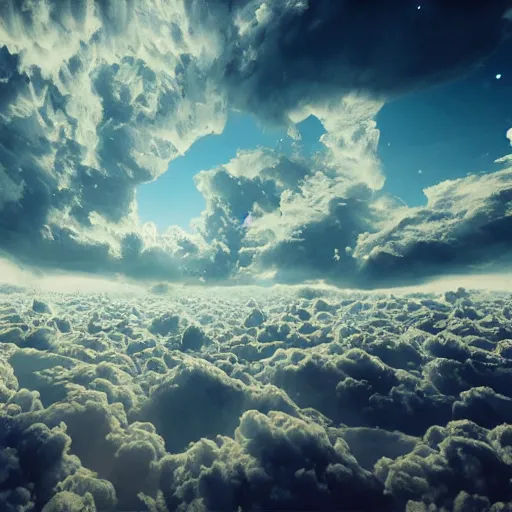 Image similar to the heavens above, 4 k, intricate detailed, jaw dropping, gorgeous, surreal, octane render