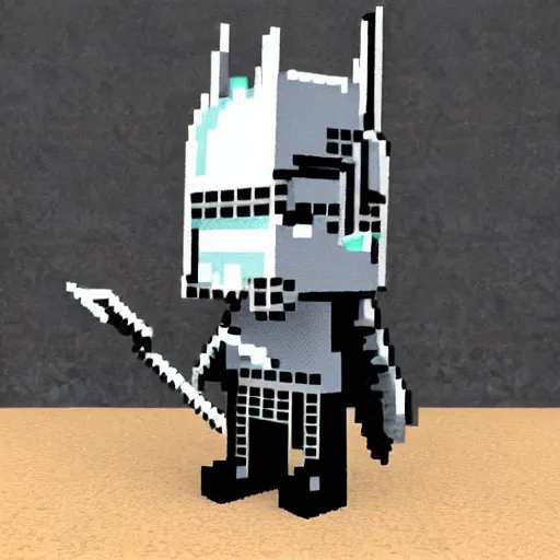 Prompt: 8 bit dark souls knight wearing a hoodie