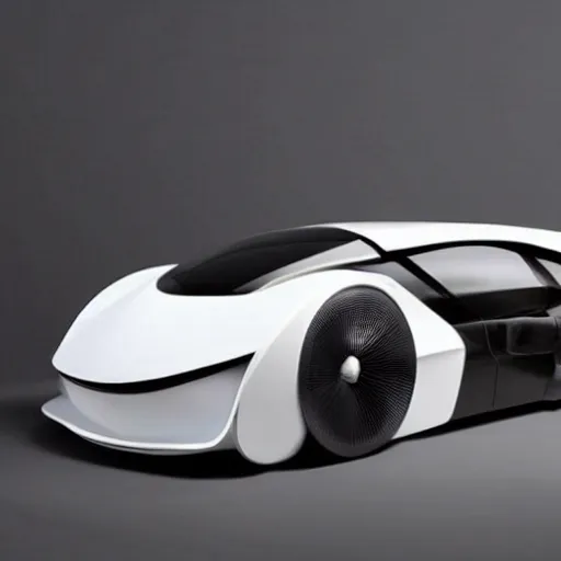 Prompt: a futuristic prototype car, made to appeal to weeaboos