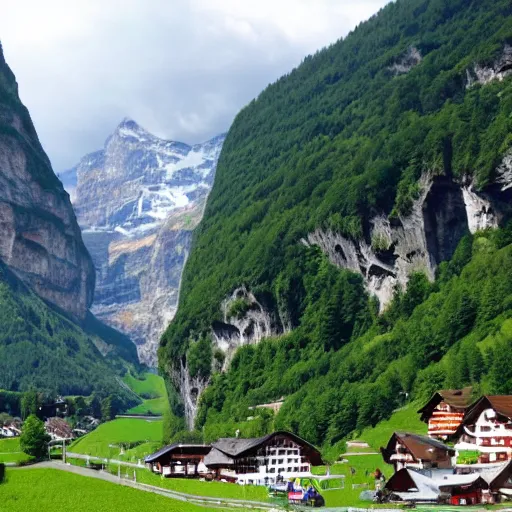 Prompt: lauterbrunnen