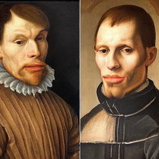 Image similar to A 16th century mannerism painting of Jerma985, portrait of Jerma985, grainy, realistic, very realistic, hyperrealistic, highly detailed, very detailed, extremely detailed, very neat, very epic, very cool, detailed, trending on artstation