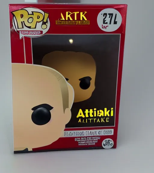 Image similar to limited edition golden ataturk funko pop still sealed in box, ebay listing