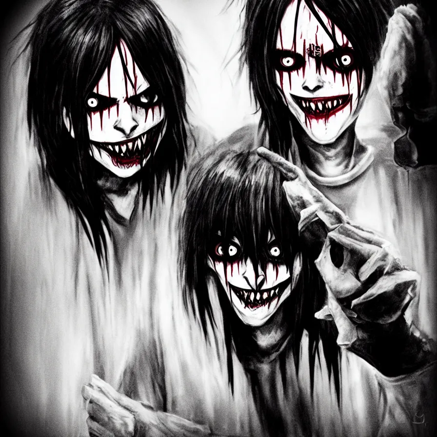 Jeff the Killer aru.nyan - Illustrations ART street