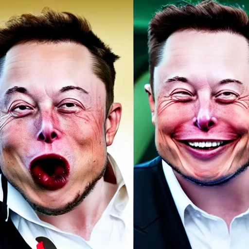 Prompt: extreme silly face championship elon musk's winning entry, face pulling world tournament 2 0 1 9