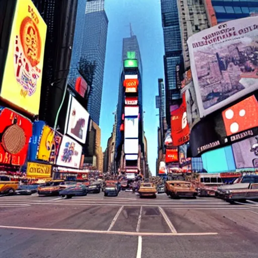 Prompt: Photo of Times Square from 1970, high quality, 8K HD, highly detailed, gritty