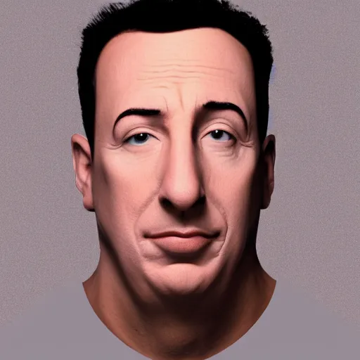 Prompt: robert de niros face constructed of millions of tiny adam sandlers