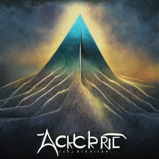 Prompt: cover art for an Archspire album