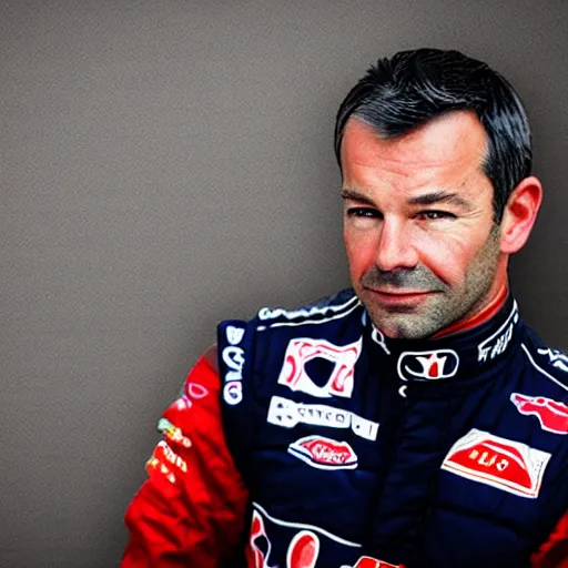 Prompt: sebastien loeb portrait