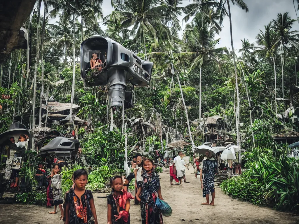 Prompt: a photo of futuristic bali island in the year 2 0 5 0, perfect faces, 5 0 mm, award winning photography