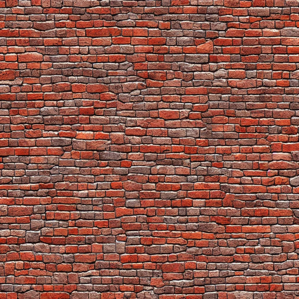 Prompt: huge brick texture material, high definition, high detail, 8k, photorealistic