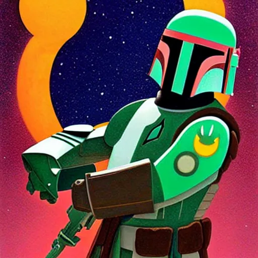 Prompt: boba fett by chiho aoshima