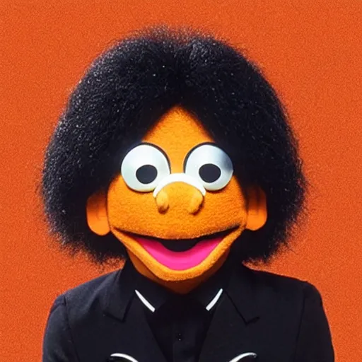 Image similar to “Michael Jackson as a Muppet, 8k, ultra realistic”