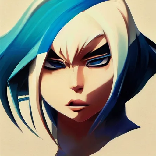 Image similar to face icon stylized minimalist bleach, loftis, cory behance hd by jesper ejsing, by rhads, makoto shinkai and lois van baarle, ilya kuvshinov, rossdraws global illumination