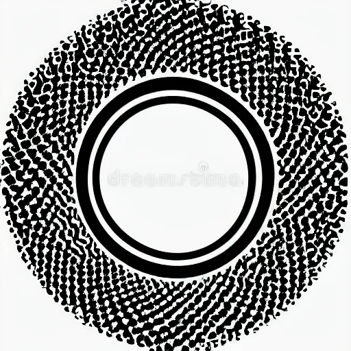 Image similar to optical illusion of a man looking into a reflective sphere illustration stippling hd