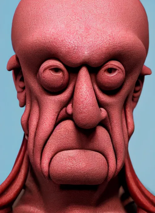 Image similar to 3 0 0 0 ( dr. john a. zoidberg ), portrait photography feroflex photorealistic studio lighting ektachrome detailed intricate face details, ultradetails, beautiful face, realistic shaded perfect face, extremely fine details