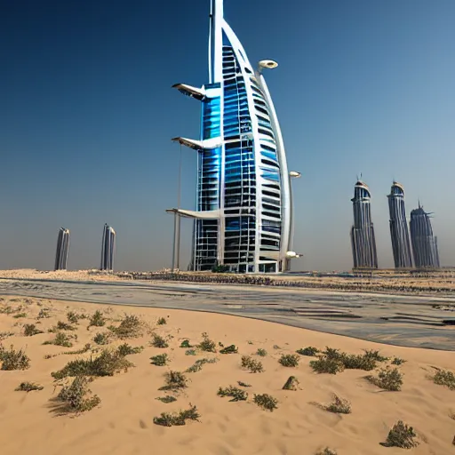 Prompt: gta : dubai by justin jerard