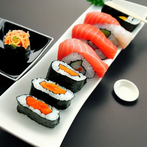 Image similar to sushi spaceship