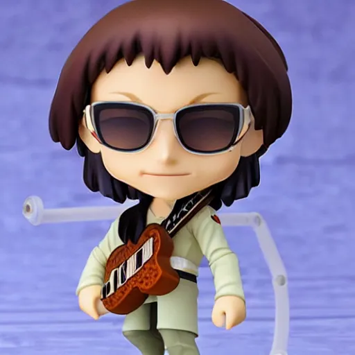 Prompt: steve vai as nendoroid, kodak film