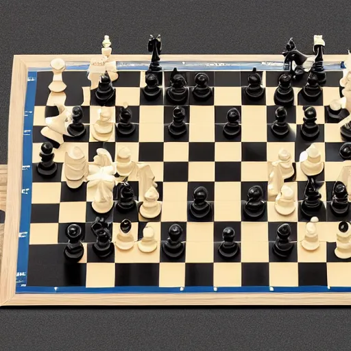 Image similar to marvel vs dc chess board, product photo, 4 k