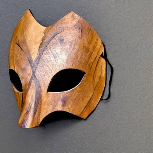 Image similar to wooden plague mask