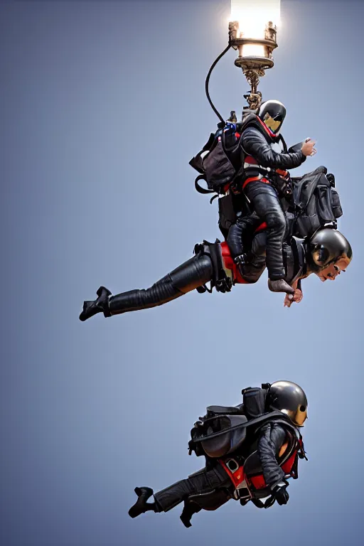 Image similar to joe biden flying with jet pack, hdr, masterpiece, photorealistic, cinematic, smooth, 4 k, aesthetic lighting, baroque object, sharp focus, hyperdetailed, featured face details, tumblr trending, with small object details, winning pullitzer award photo by : canon eos 5 d mark iv, by karah mew and adnan abidi and jodie bateman