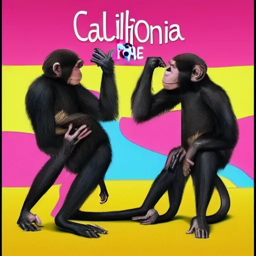 Prompt: california girls but they’re monkeys
