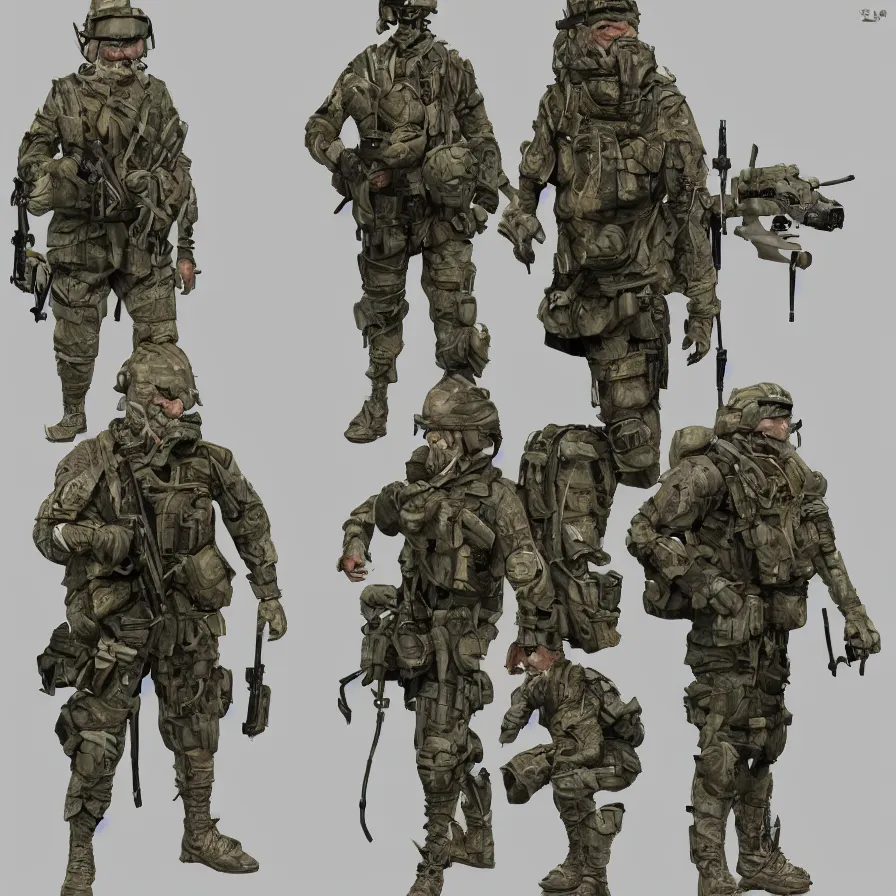 Prompt: lone single suited being, 4 limbs and civilized behavior, military soldier behavior, photorealistic rendering, hyperdetailed