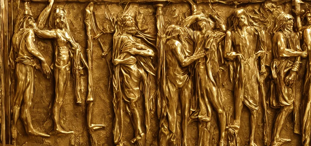 Prompt: Detailed close-up of the Ark of the Covenant,