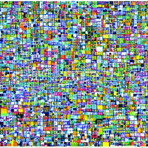 Image similar to the code that generates ai art