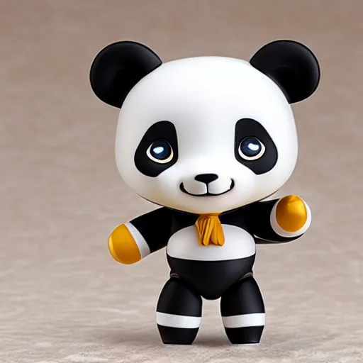 Image similar to panda, nendoroid, figurine, detailed product photo