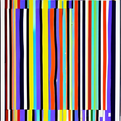 Prompt: the artwork of bridget riley in the style of enid blyton