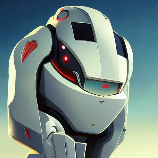 Image similar to face icon stylized minimalist robotech, loftis, cory behance hd by jesper ejsing, by rhads, makoto shinkai and lois van baarle, ilya kuvshinov, rossdraws global illumination