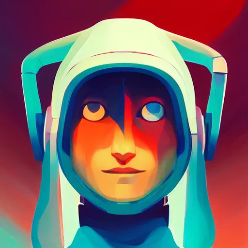 Image similar to face icon stylized minimalist atari, loftis, cory behance hd by jesper ejsing, by rhads, makoto shinkai and lois van baarle, ilya kuvshinov, rossdraws global illumination