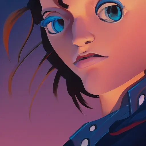 Image similar to face icon stylized minimalist rockoa €™ s modern life, loftis, cory behance hd by jesper ejsing, by rhads, makoto shinkai and lois van baarle, ilya kuvshinov, rossdraws global illumination