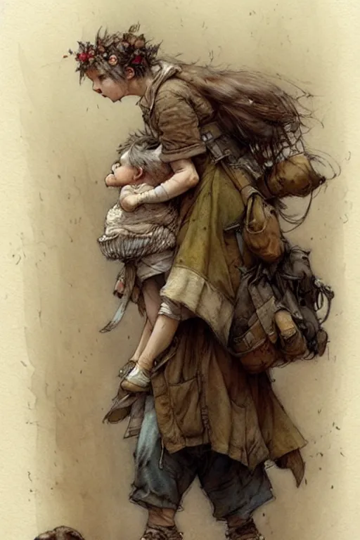 Image similar to (((((bible city street . muted colors.))))) by Jean-Baptiste Monge !!!!!!!!!!!!!!!!!!!!!!!!!!!