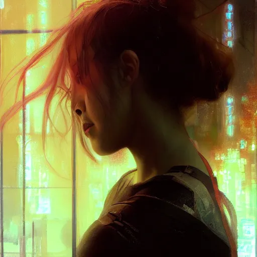 Image similar to jisoo of blackpink, hyperrealistic portrait, bladerunner street, art of elysium by jeremy mann and alphonse mucha, fantasy art, photo realistic, dynamic lighting, artstation, poster, volumetric lighting, very detailed face, 8 k, award winning