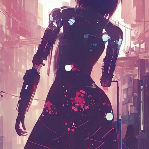 Prompt: Frequency indie album cover, luxury advertisement, white and yellow colors. highly detailed post-cyberpunk sci-fi close-up cyborg assassin girl in asian city in style of cytus and deemo, mysterious vibes, by Ilya Kuvshinov, by Greg Tocchini, nier:automata, set in half-life 2, beautiful with eerie vibes, very inspirational, very stylish, with gradients, surrealistic, dystopia, postapocalyptic vibes, depth of filed, mist, rich cinematic atmosphere, perfect digital art, mystical journey in strange world, beautiful dramatic dark moody tones and studio lighting, shadows, bastion game, arthouse