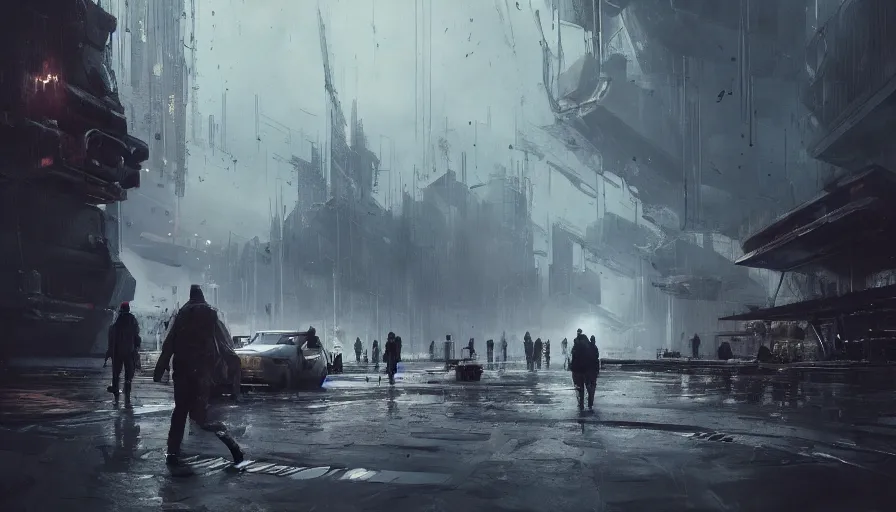 Image similar to concept art by jan urschel, cinematic shot, extremely detailed, trending on artstation, high quality