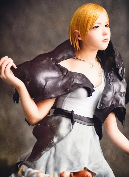 Image similar to a full portrait photo of real - life zidane final fantasy ix character, f / 2 2, 3 5 mm, 2 7 0 0 k, lighting, perfect faces, award winning photography.